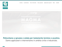 Tablet Screenshot of magma-italy.com